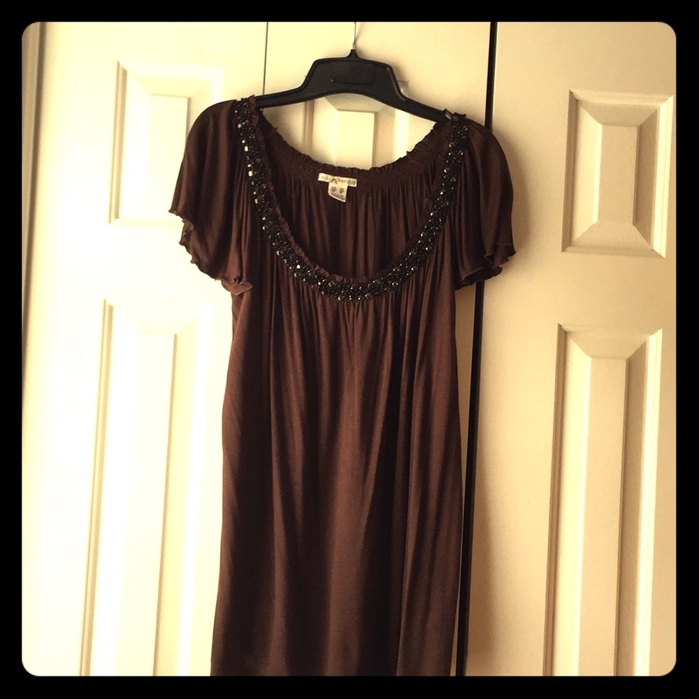 Kenzie top chocolate brown